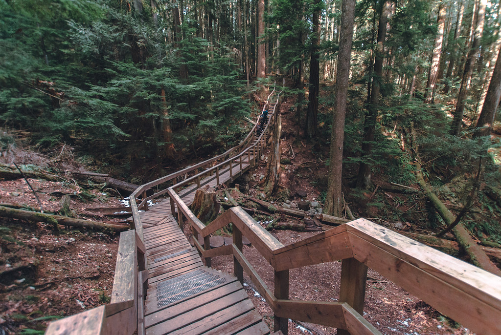 Quarry Rock trail boardwalk